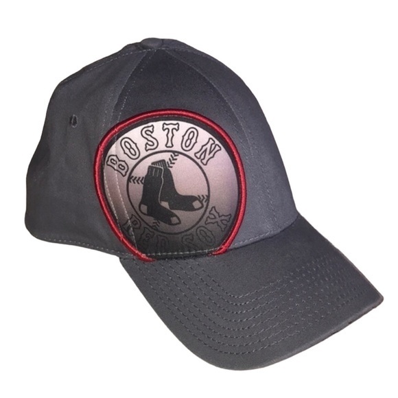 New Era Other - Boston Red Sox New Era Gray&Red Fitted Baseball Hat Size Large/XLarge- LIKE NEW!